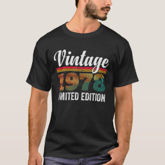 44 Year Old 44Th Birthday Vintage 1978 For Men Wom T Shirt