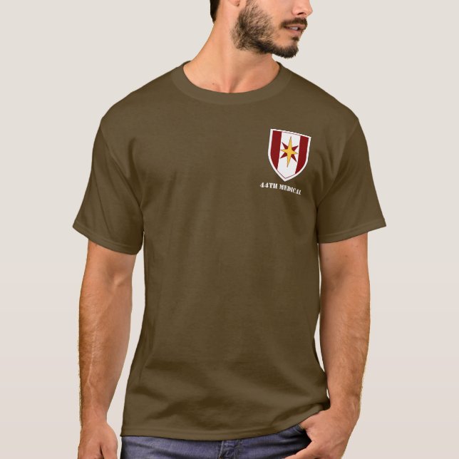 44th Medicinsk brigadutslagsplats T-shirt (Framsida)