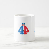 44TH PRESIDENT av muggen för US Barack Obama