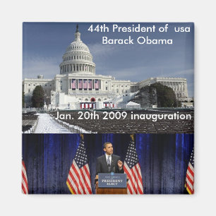 44th President av USA, Barack Obama Magnet