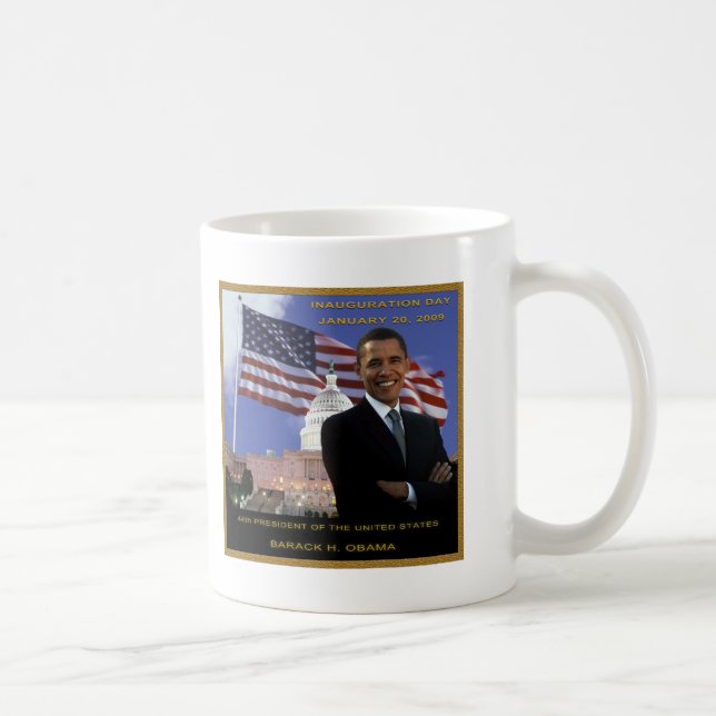 44th President Barack H. Obama Kaffemugg (Höger)
