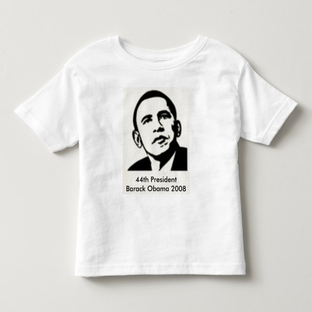 44th President skräddarsy Barack Obama 2008 - Tee (Framsida)