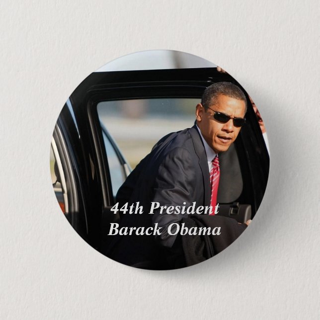 44th Presidenten Barack Obama knäppas Knapp (Framsida)