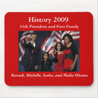 44th Presidents- familj Mousepad Musmatta