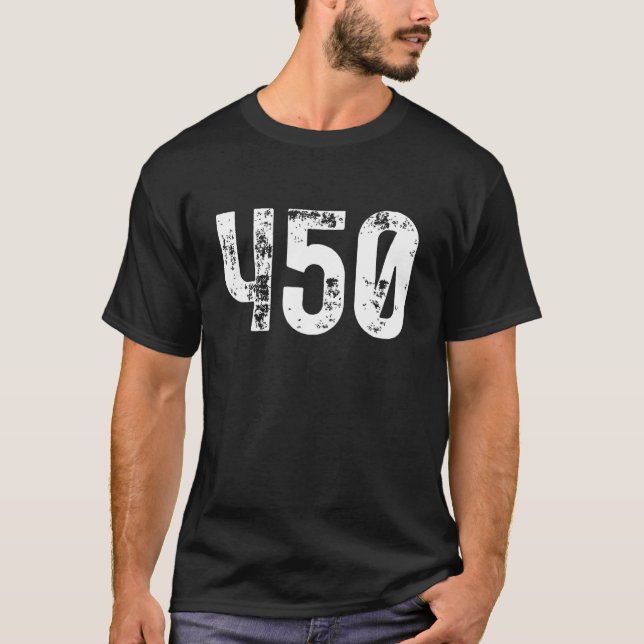 450 Area Code Granby QC Mobile Telephone Area Code T Shirt (Framsida)