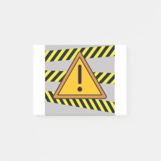 450danger undertecknar post-it block