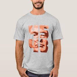 4548 vuxen med låg färgad t shirt