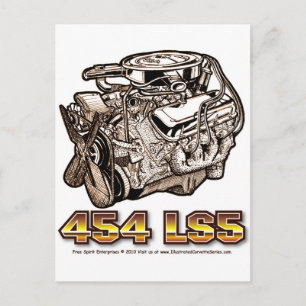 454 LS5-motor Vykort