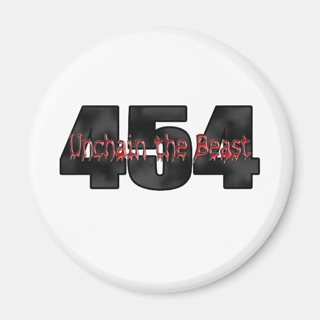 454 Stort block-Beast Magnet (Framsidan)