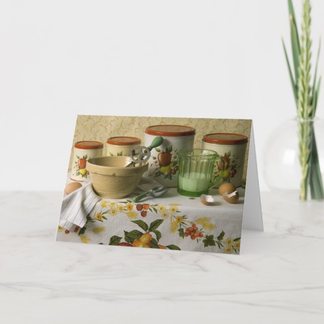 4558 Köksbehållare i Mors dag Kort (Framsida)