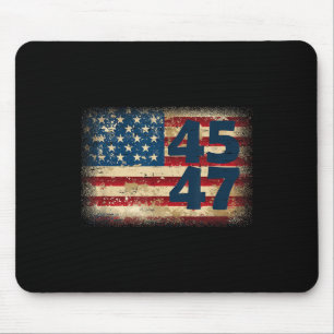 45 47 Donald Trump 2025 American Flagga Musmatta