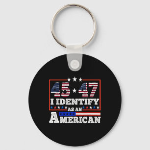45 47 Jag identifierar mig som en amerikansk trend Nyckelring