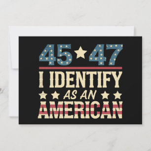 45 47 Jag identifierar mig som en amerikansk Vinta Inbjudningar