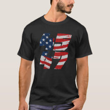 45 47 Ljus Flagga T-Shirt-värde