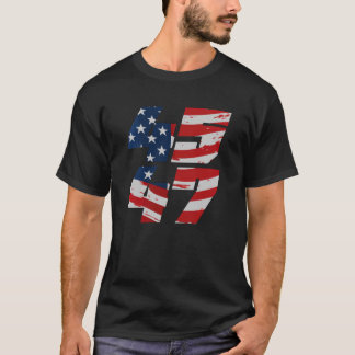 45 47 Ljus Flagga T-Shirt-värde T Shirt