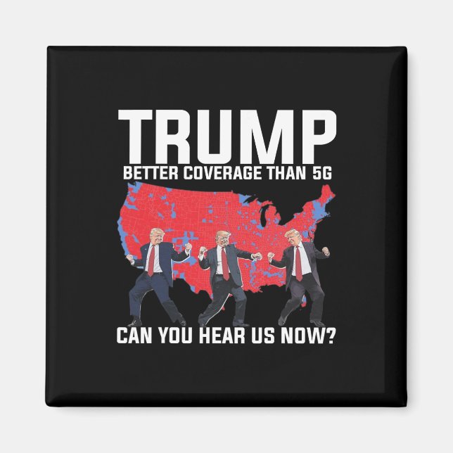 45 47 Mega Dancing Trump 5g Karta Valekrepublica Magnet (Framsidan)