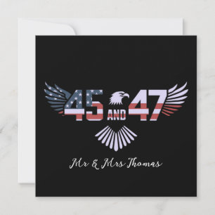 45-47 President 2024: Trumps Return to White House Inbjudningar