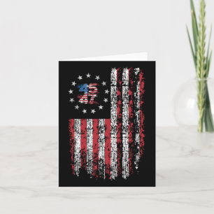 45 47 President 47 American Flagga Donald Kort