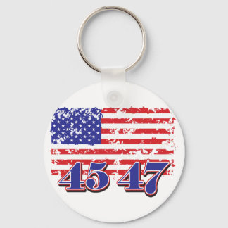 45-47 President TRump Nyckelring