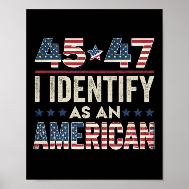 45 47 Som amerikansk trumpordförande 20 Poster (Framsidan)