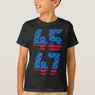 45 47 Trump 2024 Jesus är min Savior Trump är min  T Shirt