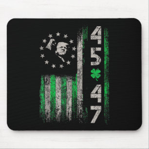 45 47 Trump American Flagga St. Patrick's Da Musmatta