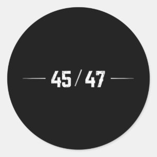 45 47 Trump Daddys Home USA flagga Ta American Bac Runt Klistermärke