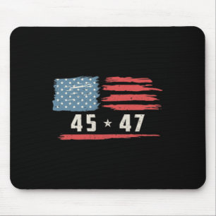 45 47 Trump President Vintage American Flagga 2024 Musmatta