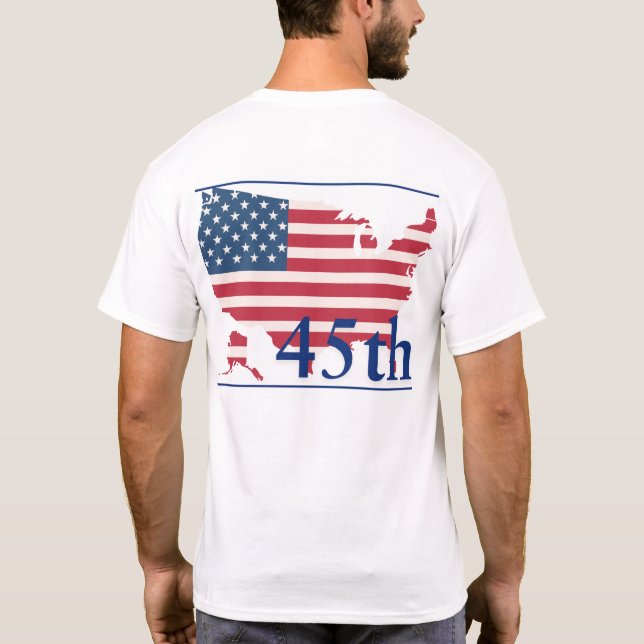 45-47 Trump t-shirt (Baksida)
