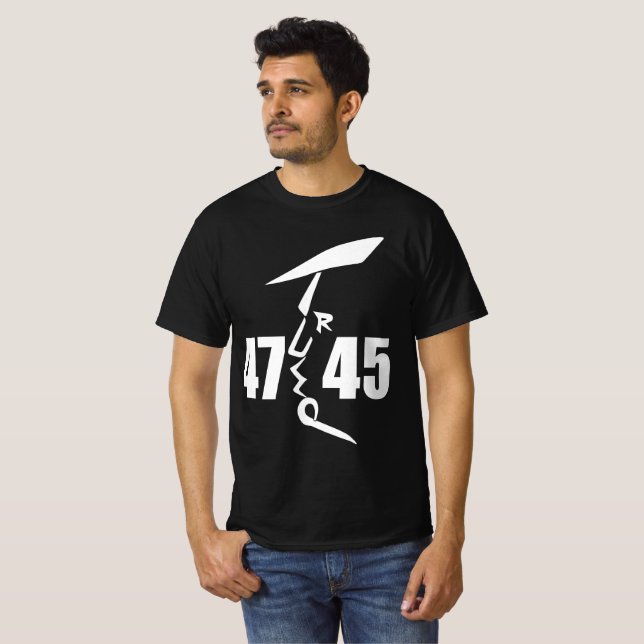 45 47 Trump T Shirt (Hel framsida)