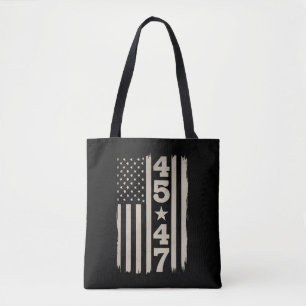 45 47 Trump Vintage USA Flagga 47:e President Tygkasse