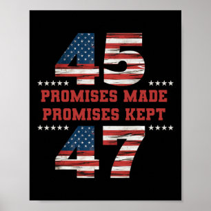 45 47 Utfästelser gjordes för att hålla presidente Poster