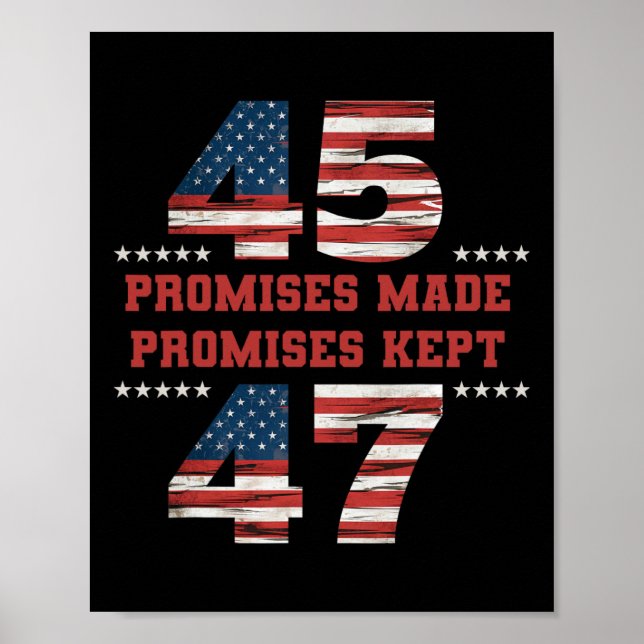 45 47 Utfästelser gjordes för att hålla presidente Poster (Framsidan)