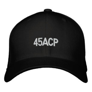 45 acp anno Embroiderad Hat Broderad Keps