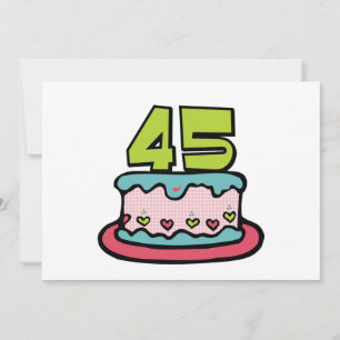 45 Ålderskaka Kort