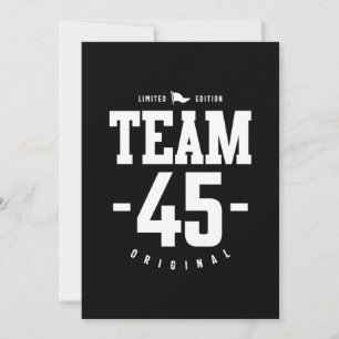 45 år gammal - 45:e födelsedag Funny Gift Tack Kort