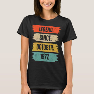 45 år gammal förklaring sedan oktober 1977 45:e fö t shirt