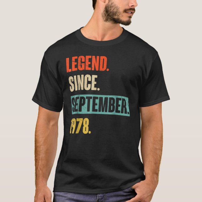 45 år gammal förklaring sedan september 1978 45:e  t shirt (Framsida)