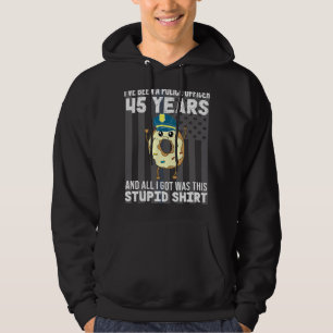 45-årig polisman, 45 år av Ser Hoodie