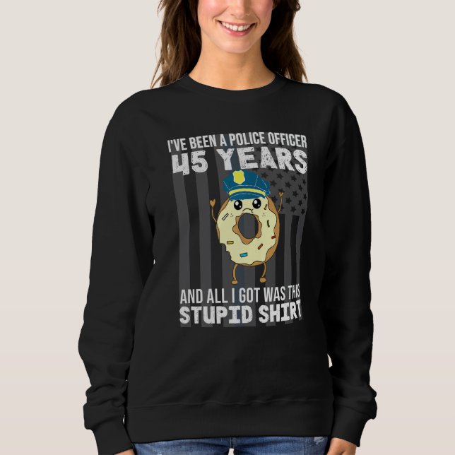 45-årig polisman, 45 år av Ser T Shirt (Framsida)
