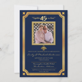 45-års bröllopsdag - LÄGG TILL FOTO Inbjudningar 4