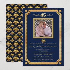 45-års bröllopsdag - LÄGG TILL FOTO Inbjudningar 4