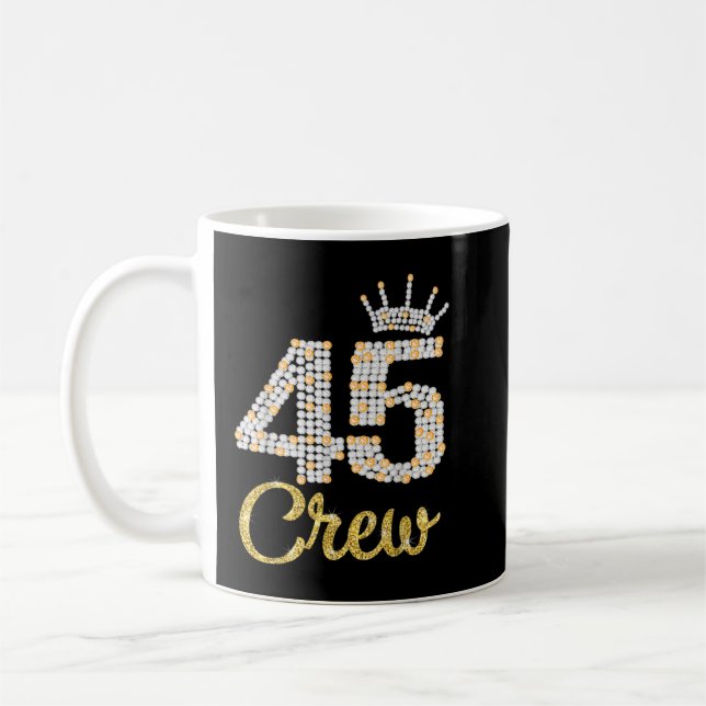 45 års gamla gåvor 45 besättningsmedlems 45:e Föde Kaffemugg (Vänster)
