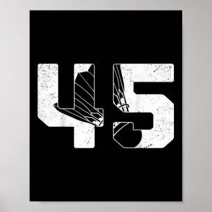 45-årsdag Män Badminton Spelare Badminton 45 år Poster