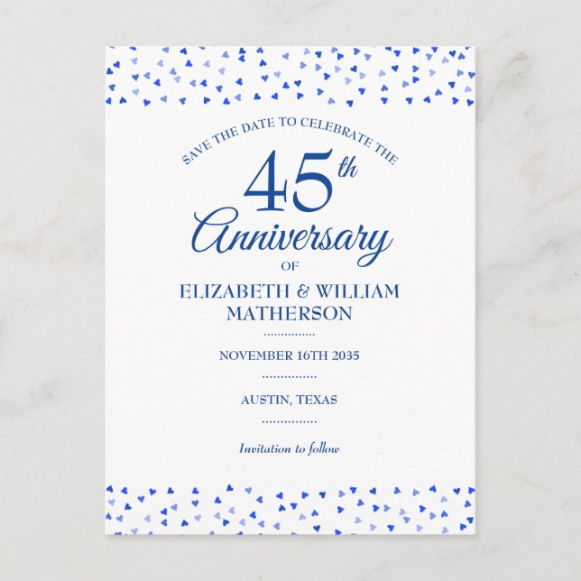 45-årsjubileum 65-årsjubileum Kärlekshjärtan Spara Vykort (Framsida)