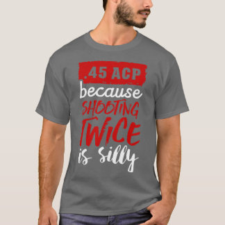 45 AVS-stater eftersom två gånger är fåniget vitt T Shirt