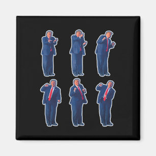 45 Dance Donald Trump 47:e presidenten Trump 1 Magnet