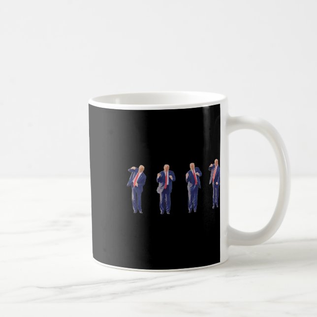 45 Dance President Donald J Trump 2024 Surre aldri Kaffemugg (Höger)