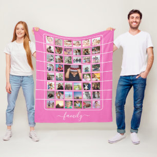 45 DIY-Anpassningsbar för Unik Personlig för fotok Fleecefilt