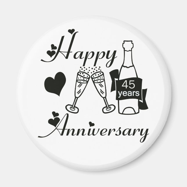 45:e Årsdag Magnet (Framsidan)